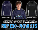 DCD Teamwear Football Hummel ROYAL BLUE Pro Leisure & Supporters Hoody