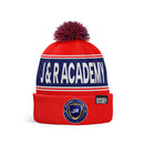 J&R ACADEMY Custom BLUE Bobble Hat - ONE-SIZE