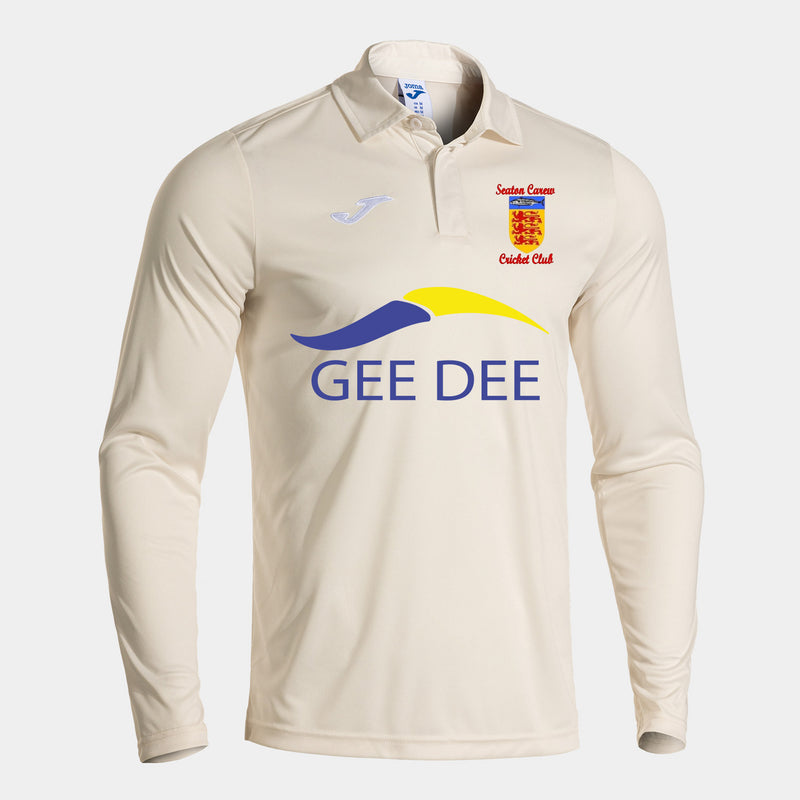 Seaton Carew Joma Cricket Long Sleeve Polo - Junior