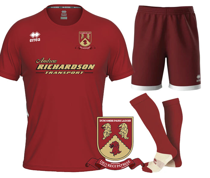Duncombe Park Ladies FC MATCH Bundle Shirt Shorts socks  - ADULTS