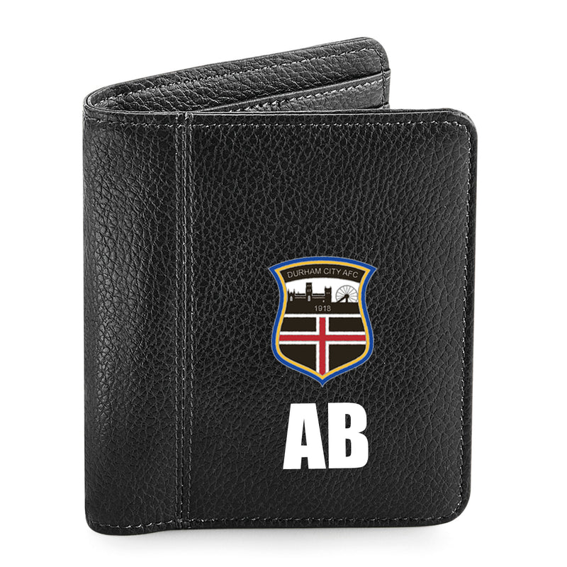 Personalised Official Durham City AFC Thick Wallet - Black