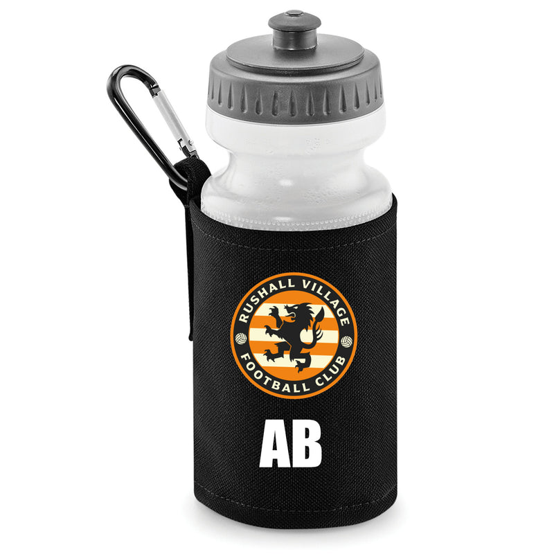 Rushall Village FC QD440 Water Bottle and Holder Black