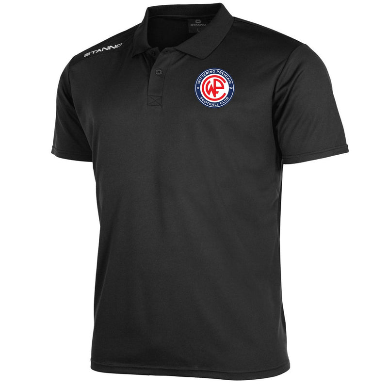 Wittering Premiair FC Junior Field Polo Shirt Adults Black