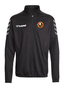 Collingham Junior FC ELITE HALF ZIP SWEATER Black - Adult