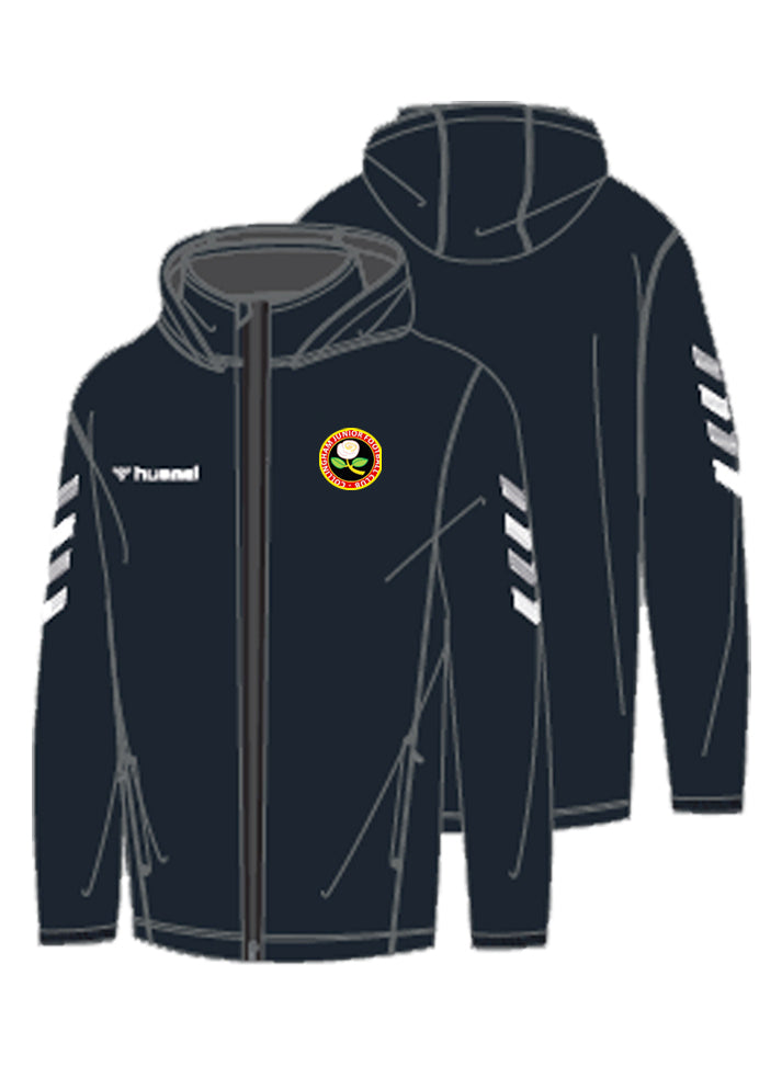 Collingham Junior FC ELITE SHOWER JACKET Black - Adult