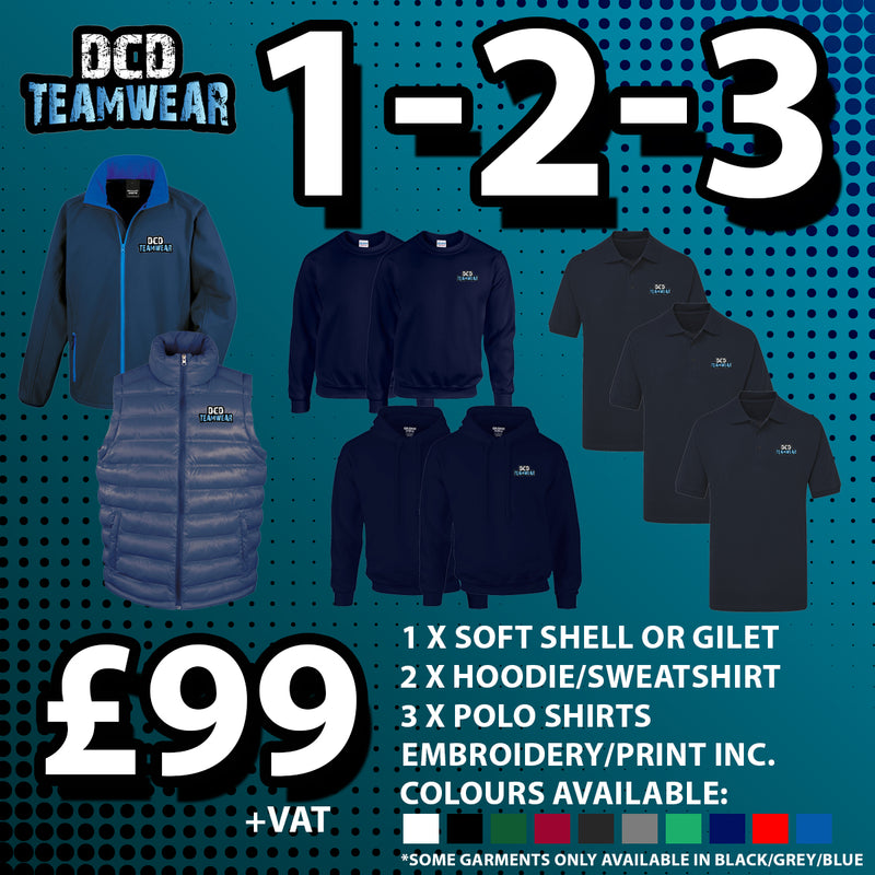 1-2-3 DCD Teamwear Workwear Bundle
