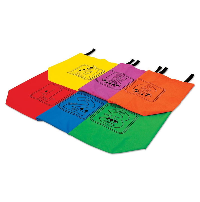 Numbered Jumping Sacks (Pack of No.1 to 6)