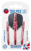 Harrows Twin Pack Dart Flight/Shafts