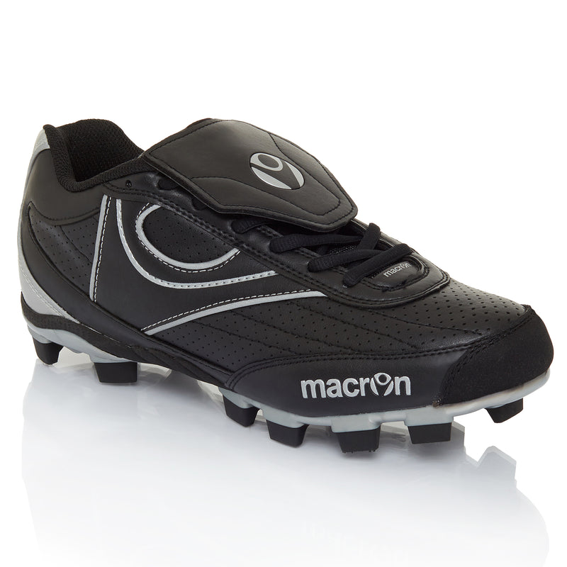 Macron Comiskey Molded Baseball Shoes, Black, 43