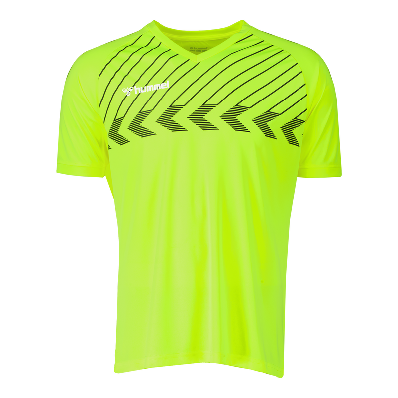 hmlELITE POLY JERSEY S/S SAFETY YELLOW
