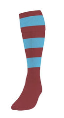 Precision Hooped Football Socks Junior