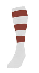 Precision Hooped Football Socks Junior