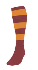 Precision Hooped Football Socks Junior