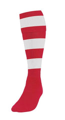 Precision Hooped Football Socks Junior