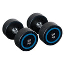 Vector X Cast Iron Rubber Coated Dumbbells (Pair)