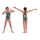 Speedo Endurance Allover Medalist Swimsuit Junior