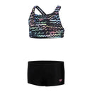 Speedo Endurance Allover 2 Piece Boyleg Short Bikini Teen