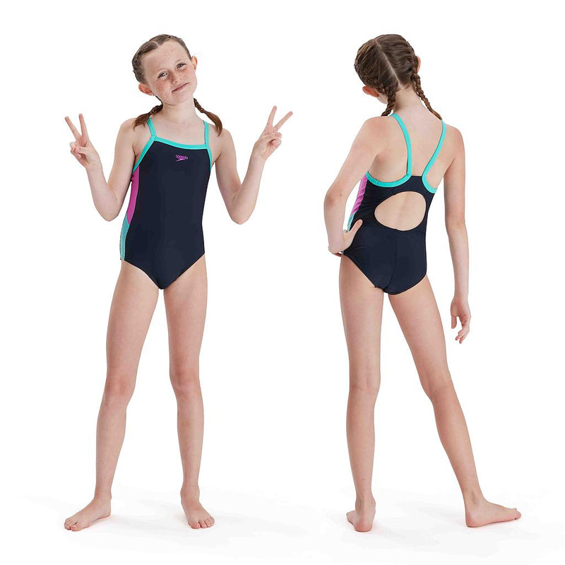 Speedo Endurance Dive Thinstrap Muscleback Swimsuit Junior