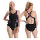 Speedo Endurance Allover Panel Laneback Swimsuit