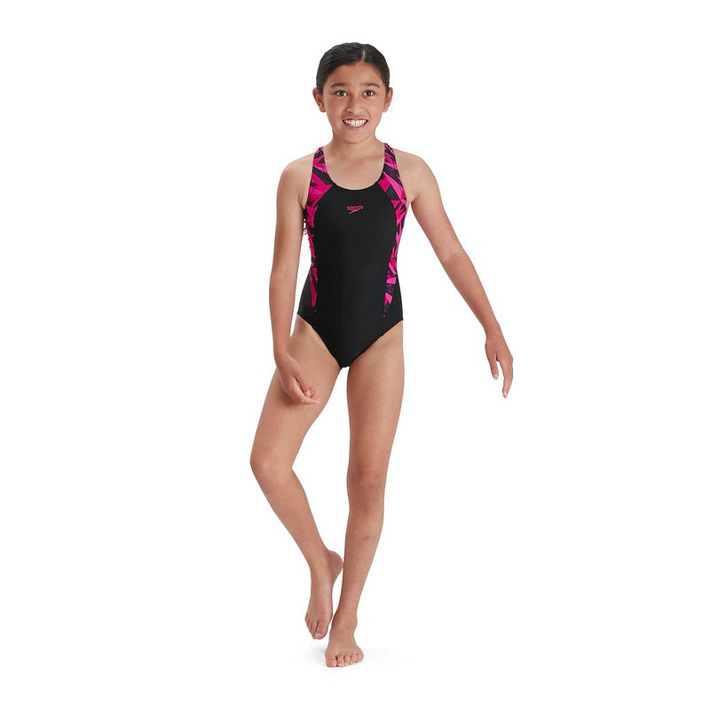 Speedo Endurance Hyper Boom Splice Muscleback Swimsuit Teen