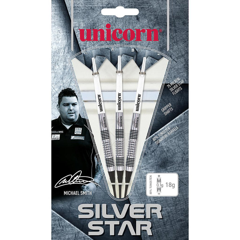 Unicorn Michael Smith Silver Star 80% Tungsten Darts