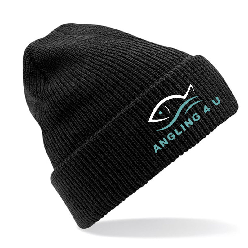Angling 4 U Black BC425 Beanie Hat