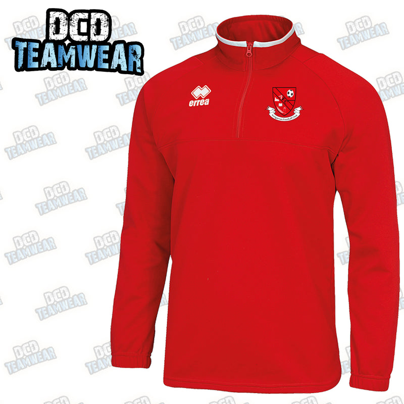 Artigarvan FC Red Errea Mansel 3.0 1/2 Zip Top - Adults