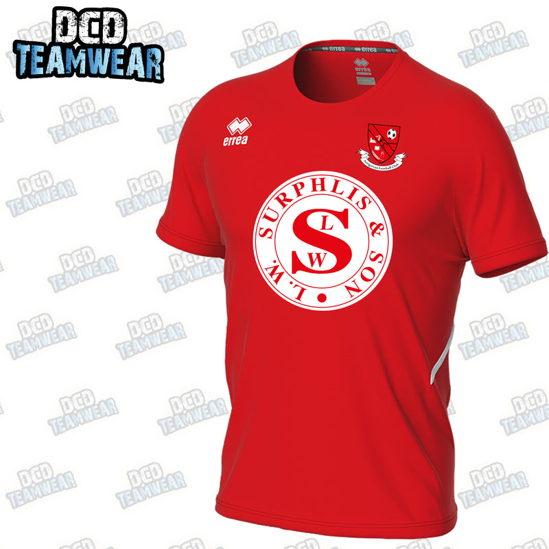 Artigarvan FC Red Errea Marvin Player Shirt - Adults