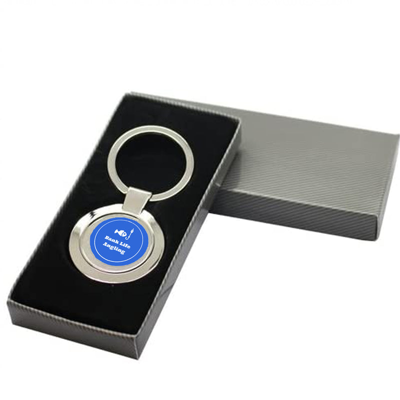 Bank Life Angling Circle Keyring