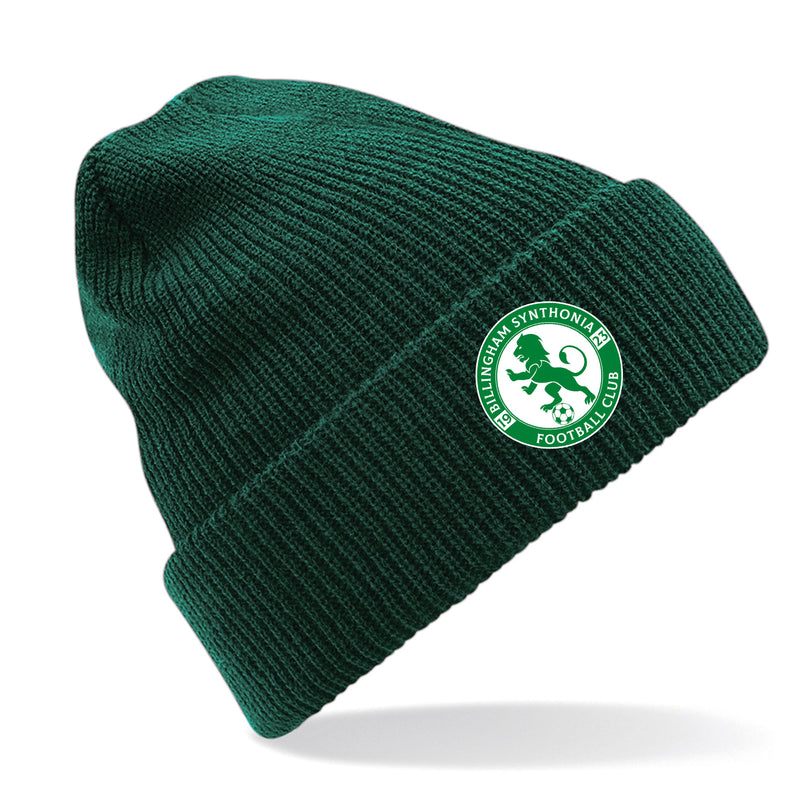Billingham Synthonia FC Green BC425 Beanie Hat