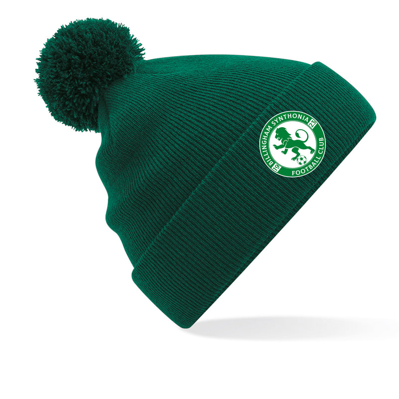 Billingham Synthonia FC BC426 Green Bobble Hat