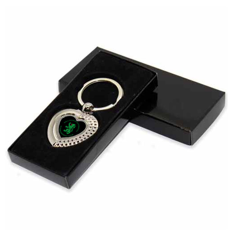 Billingham Synthonia Juniors Heart Keyring