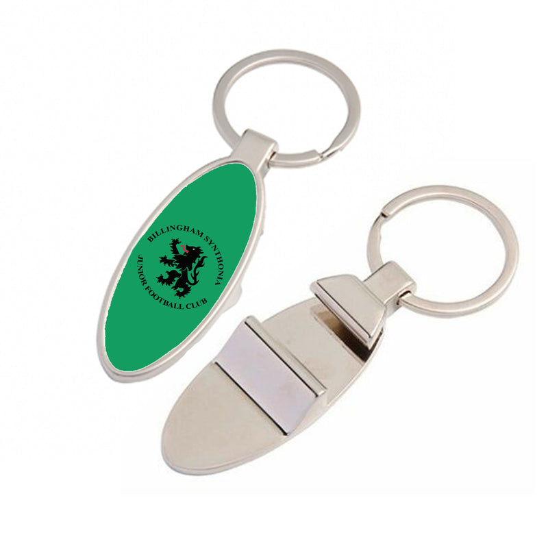 Billingham Synthonia Juniors Oval Keyring