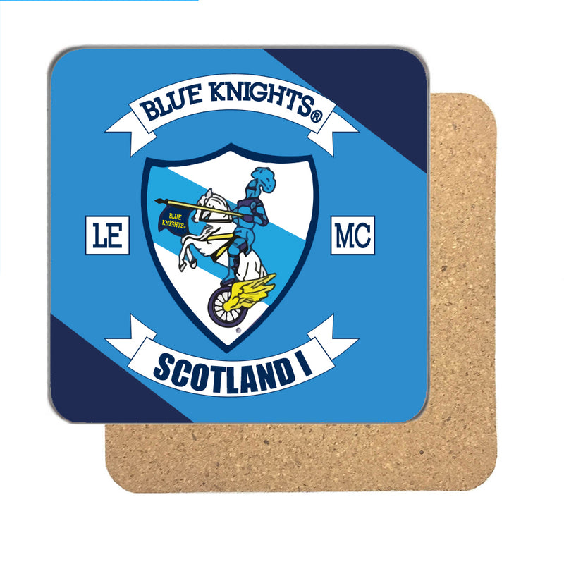 Blue Knights Scotland Drinks Coaster