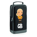BG540 Personalised Girls Football Boot Bag Design 5 Black
