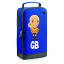 BG540 Personalised Girls Football Boot Bag Design 5 Blue