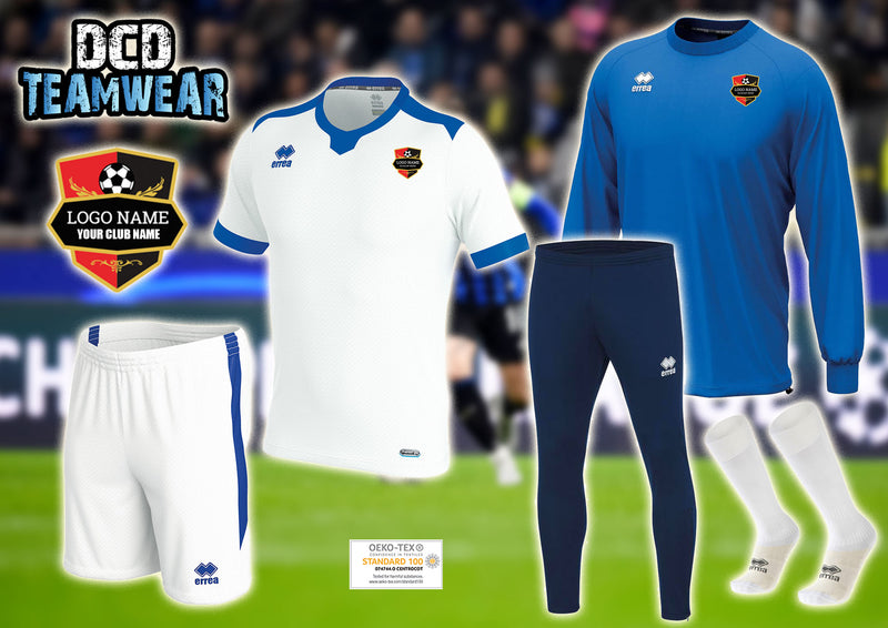 ERREA Training Bundle White & Royal- Adult