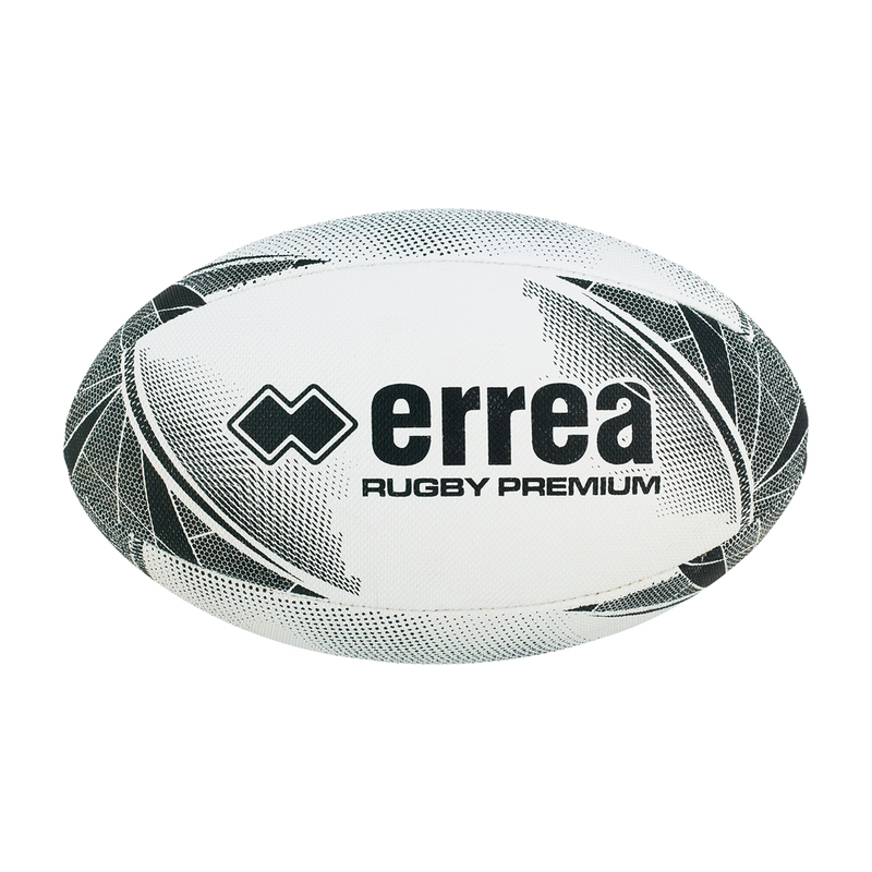 Errea Rugby Premium Top Grip Ball ,White Black,5