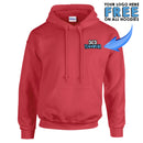 GD057 Guildan Workwear Printed Hoody - Personalised Work Hoodie