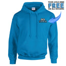 GD057 Guildan Workwear Printed Hoody - Personalised Work Hoodie