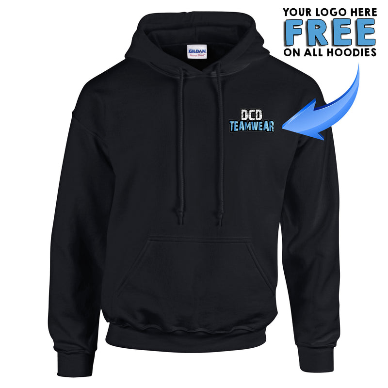 GD057 Guildan Workwear Printed Hoody - Personalised Work Hoodie