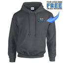 GD057 Guildan Workwear Printed Hoody - Personalised Work Hoodie