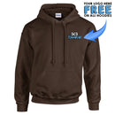 GD057 Guildan Workwear Printed Hoody - Personalised Work Hoodie