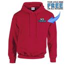 GD057 Guildan Workwear Printed Hoody - Personalised Work Hoodie
