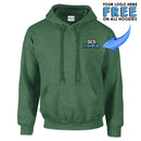 GD057 Guildan Workwear Printed Hoody - Personalised Work Hoodie