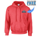 GD057 Guildan Workwear Printed Hoody - Personalised Work Hoodie