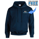 GD057 Guildan Workwear Printed Hoody - Personalised Work Hoodie