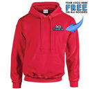GD057 Guildan Workwear Printed Hoody - Personalised Work Hoodie