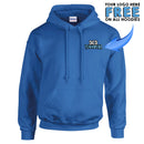 GD057 Guildan Workwear Printed Hoody - Personalised Work Hoodie