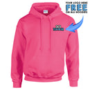 GD057 Guildan Workwear Printed Hoody - Personalised Work Hoodie